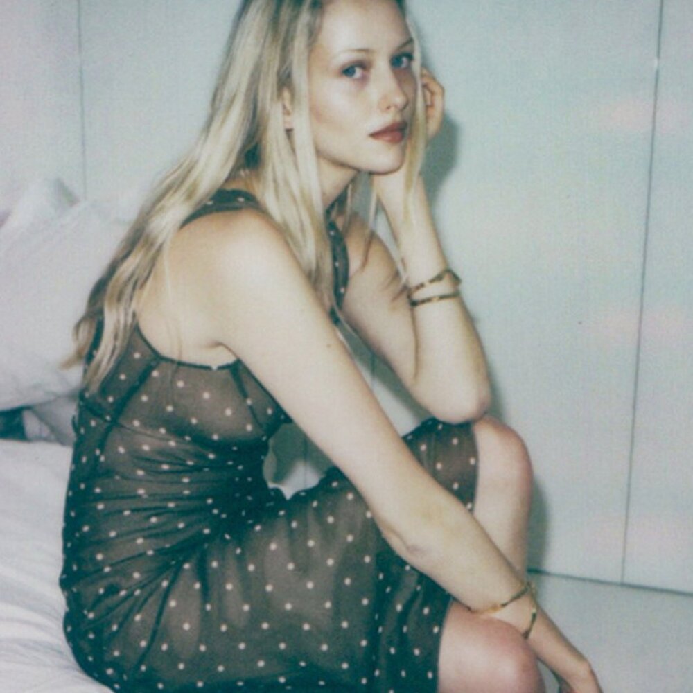 Realisation Par Brown Polka Dot Midi Dress